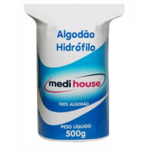 ALGODÃO HIDRÓFILO 500 GRAMAS - ROLO